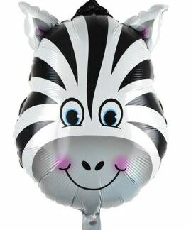 ballon hélium 18 pouces zèbre