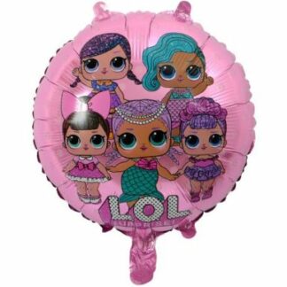 ballon hélium 18 pouces poupée LOL